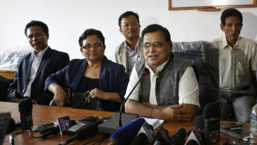 Step down now: CPN  (Maoist Center) tells PM Oli (video)